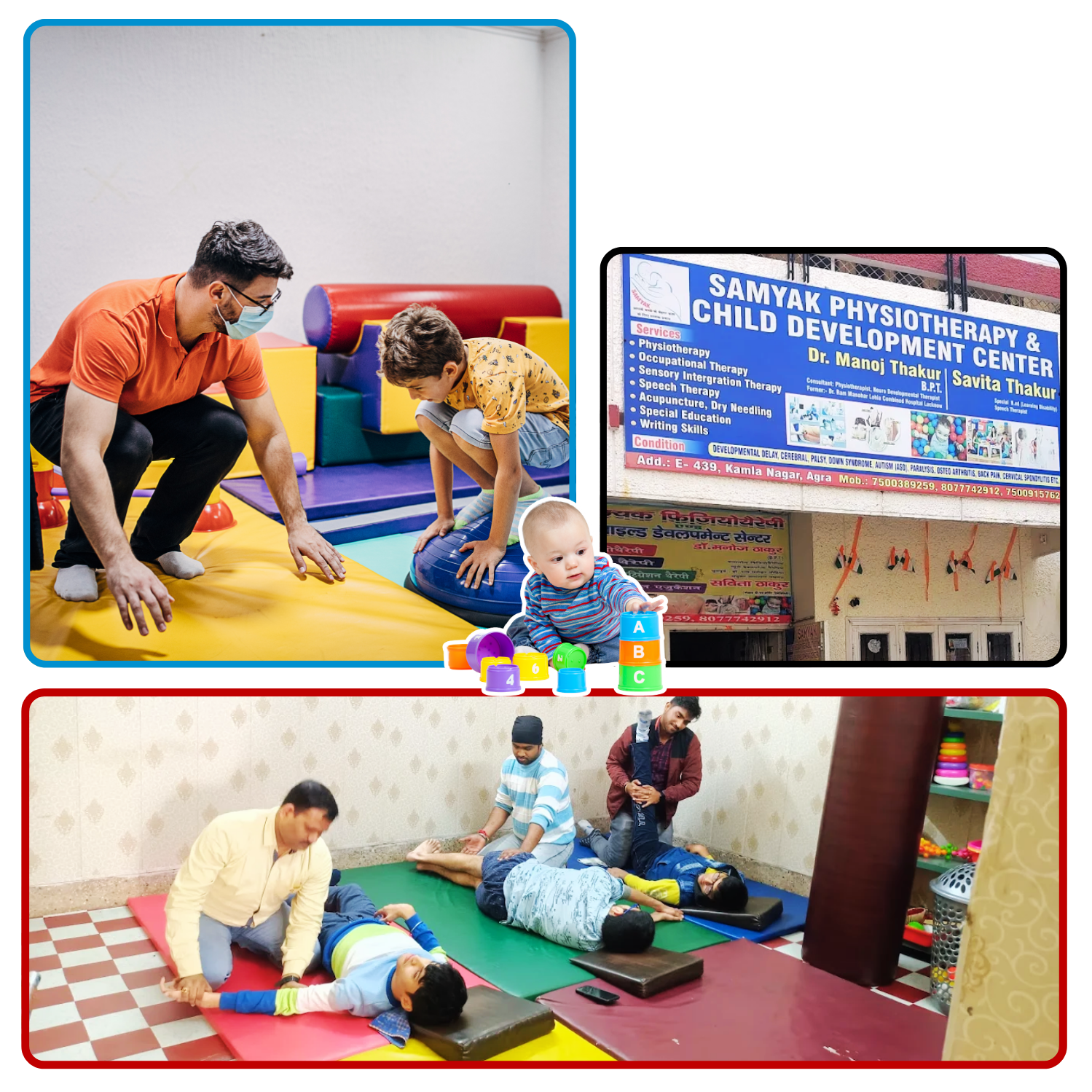Samyak center team and therapy environment